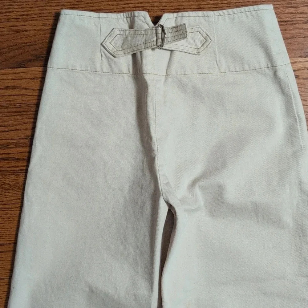 Free People - Collete High Water Khaki Pants - Picture 5 of 9